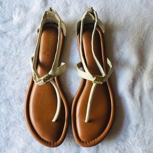 Beige sandals